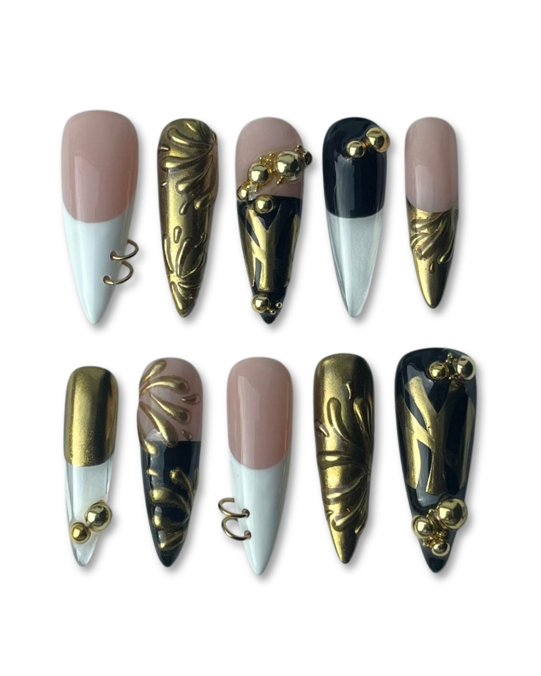 So'Claws - création press-on nails nouvel an