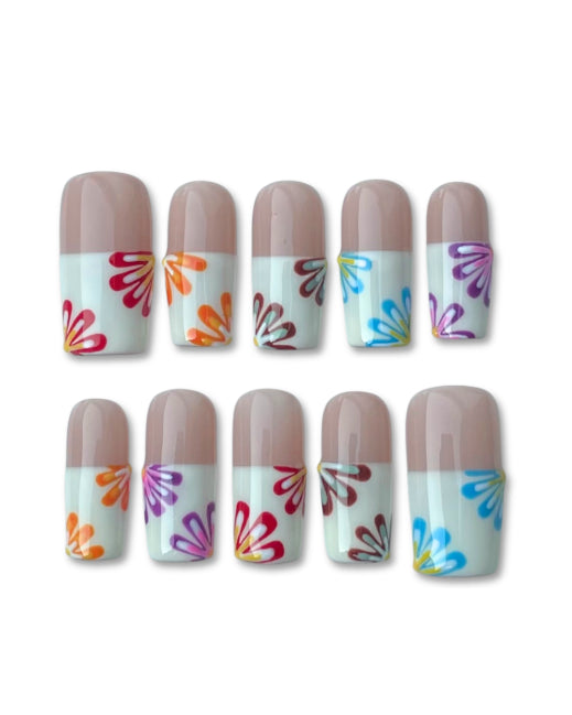 So'Claws - création press-on nails collection Back to the 70's
