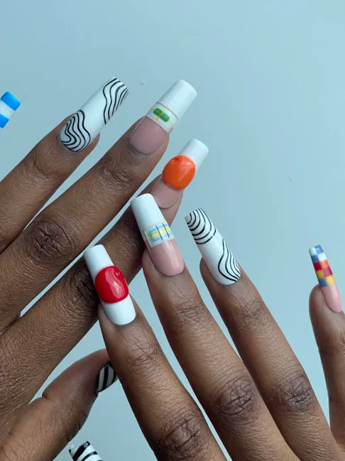 Ongles press-on Minimal So'Claws - set complet 10 ongles