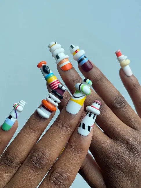 Ongles press-on Totem So'Claws - set complet 10 ongles